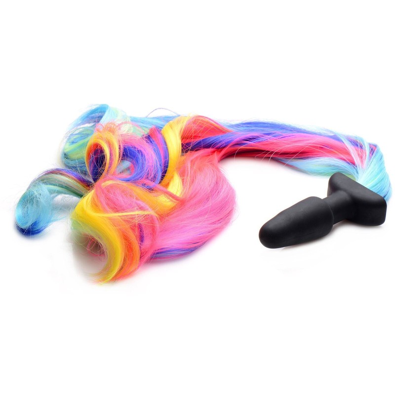 Rainbow Pony Tail Anal Plug gallery