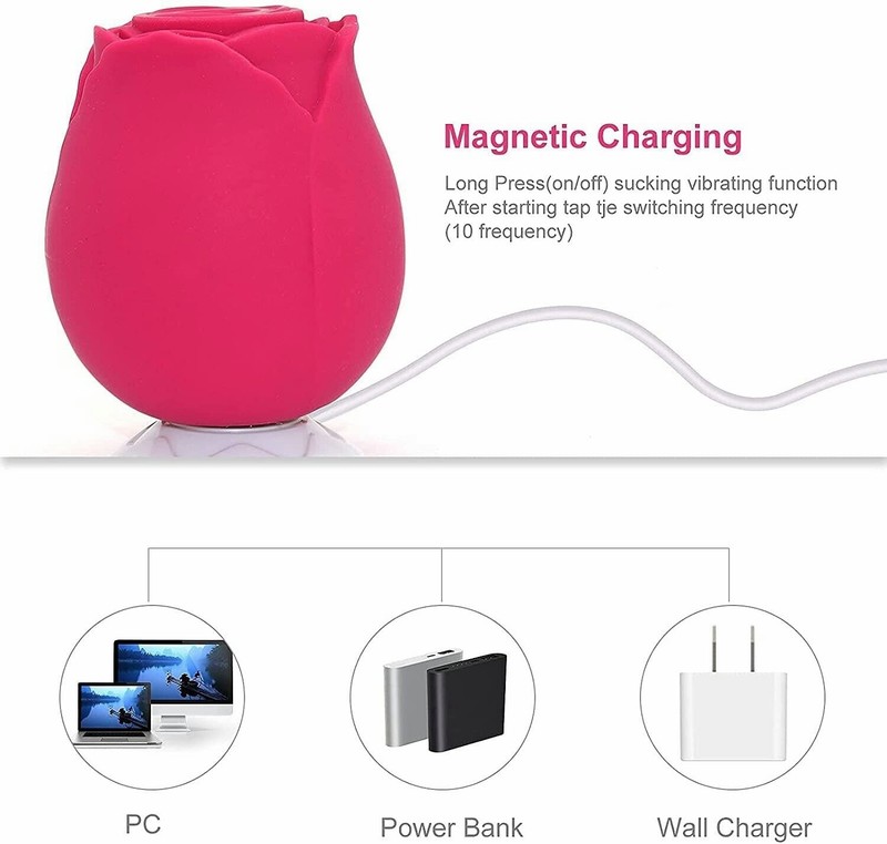 10 Speed Rose Vibrator sucking Discreet Personal Massage Massager for Women Sex gallery