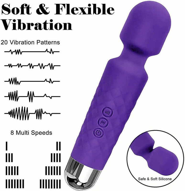 Multispeed Handheld Massager Vibrating Massage Full Body Cordless Therapy Motor gallery