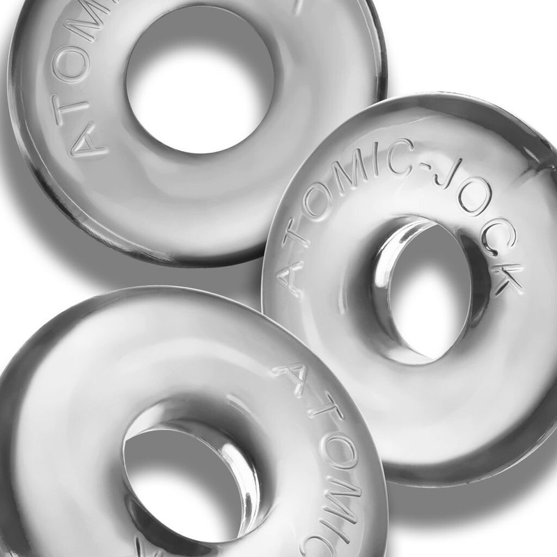 Oxballs Ringer Max 3-Pack Cock Ring Clear