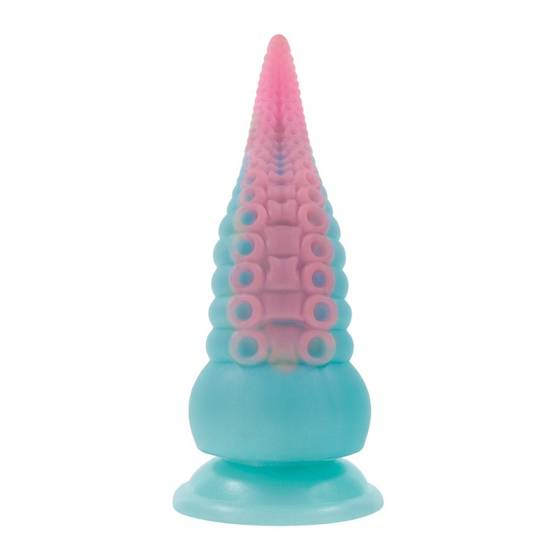Selopa Stuck On You Dildo Multicolor – Vibrating Silicone Suction Mounted Dong