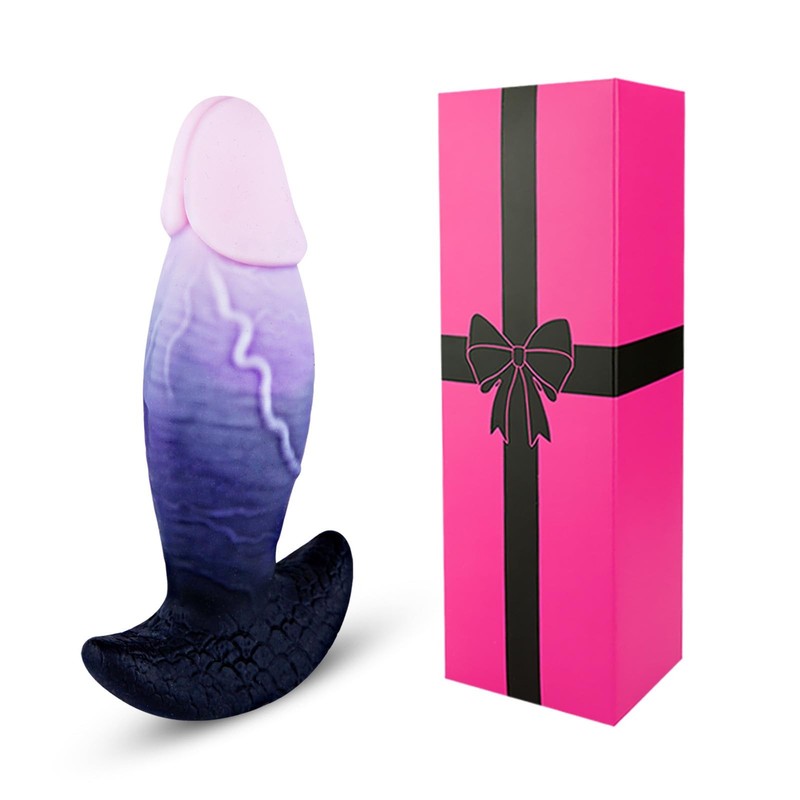 5.7 Inch Silicone Beginner Small Dildo Butt Plug, Soft Fantasy Monster Anal P…