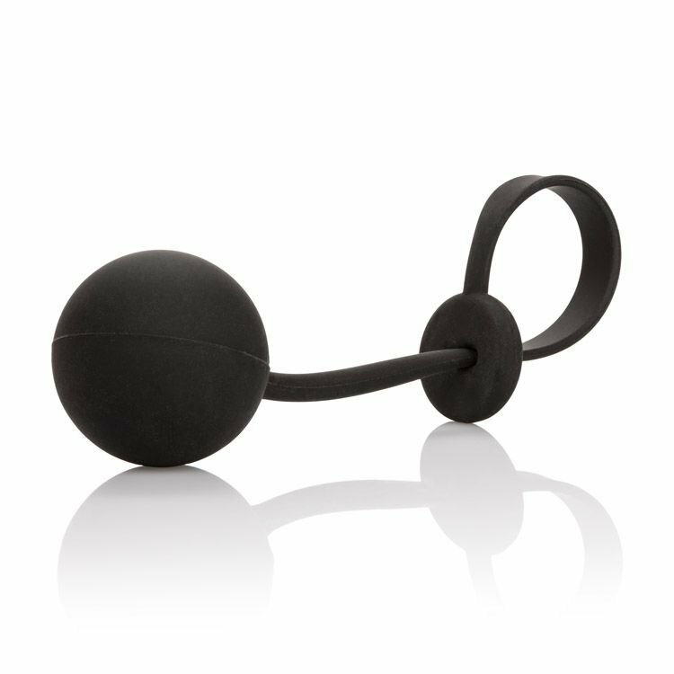 Silicone Weighted Lasso Cock Penis Ring with 4 oz Weight