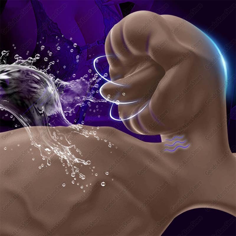 Vibrator Penis Cock Ring Clit G-Spot Stimulate Dildo Sex Toys for Women Couples