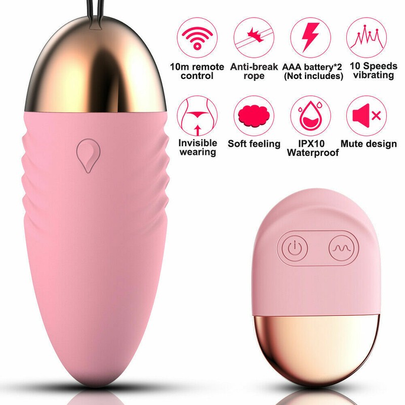 Wireless-Remote-Control-Vibrating-Egg-Bullet-Vibrator-Massager for-Women Sex-Toy gallery