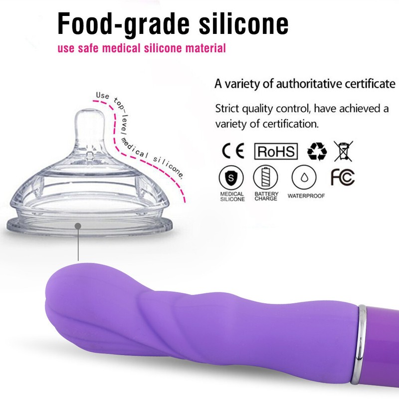 Rabbit Vibrator G-spot Dildo Vibe Waterproof Massager Sex Toys for Women Female