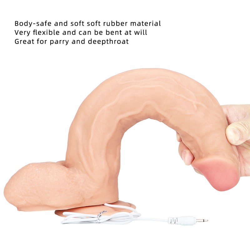 10-frequency Vibration Realistic Huge Dildo Penis Anal Plug Dong Sex Toys Women gallery