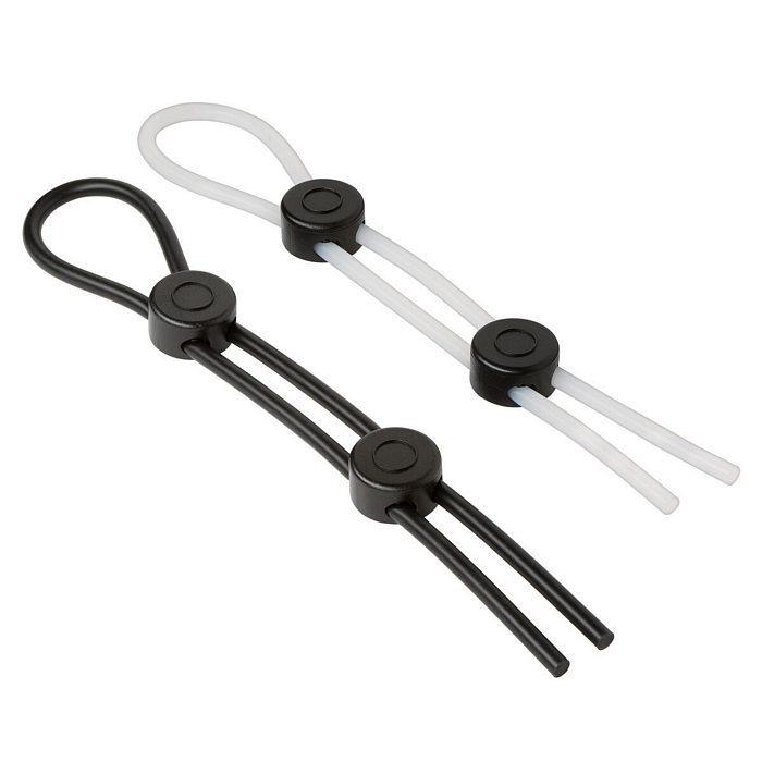 2PK Pro Sensual Quick Release Loop Lasso Male Penis Enhancer Cock Ring Set gallery