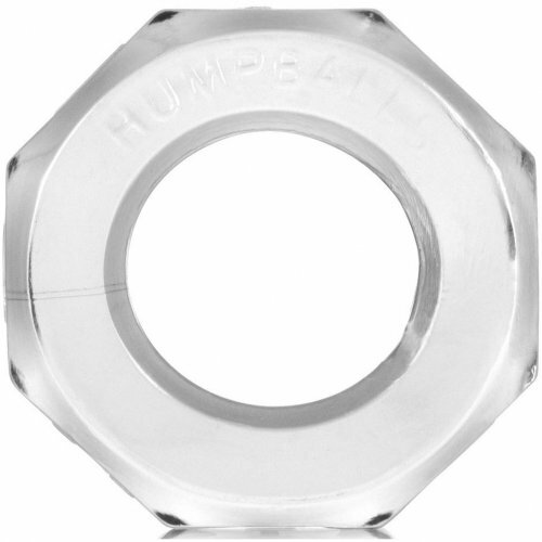 Ox Balls Humpballs Super Elastic Cock Ring - Clear gallery