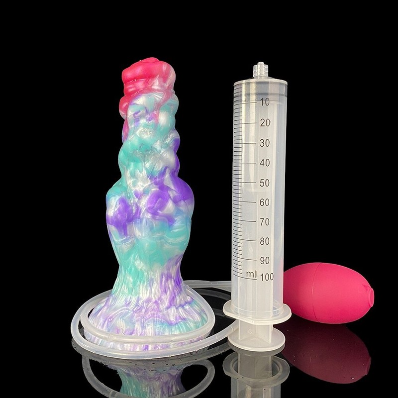 For Adults Huge Penis Squirting Dildos Fantasy Sucker Vaginal Stimulate Sex Toys