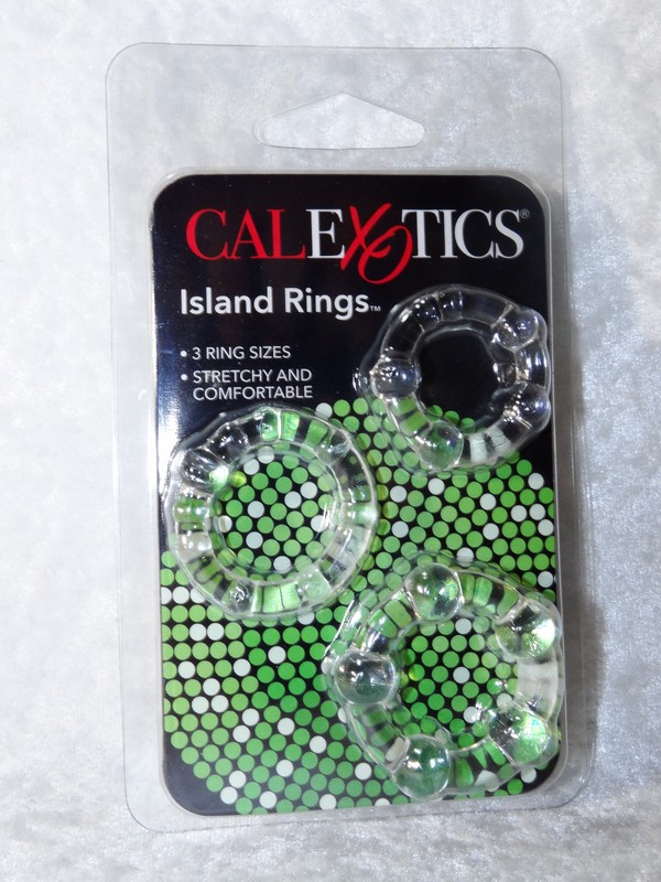Island Rings 3 Penis Cock C Rings Nub Stretchy Erection Sex Enhancer Calexotics