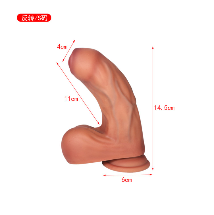 2 Shape 3 Sizes Silicone Realistic Dildo Suction Cup Anal Vagina Sex-Toys Women