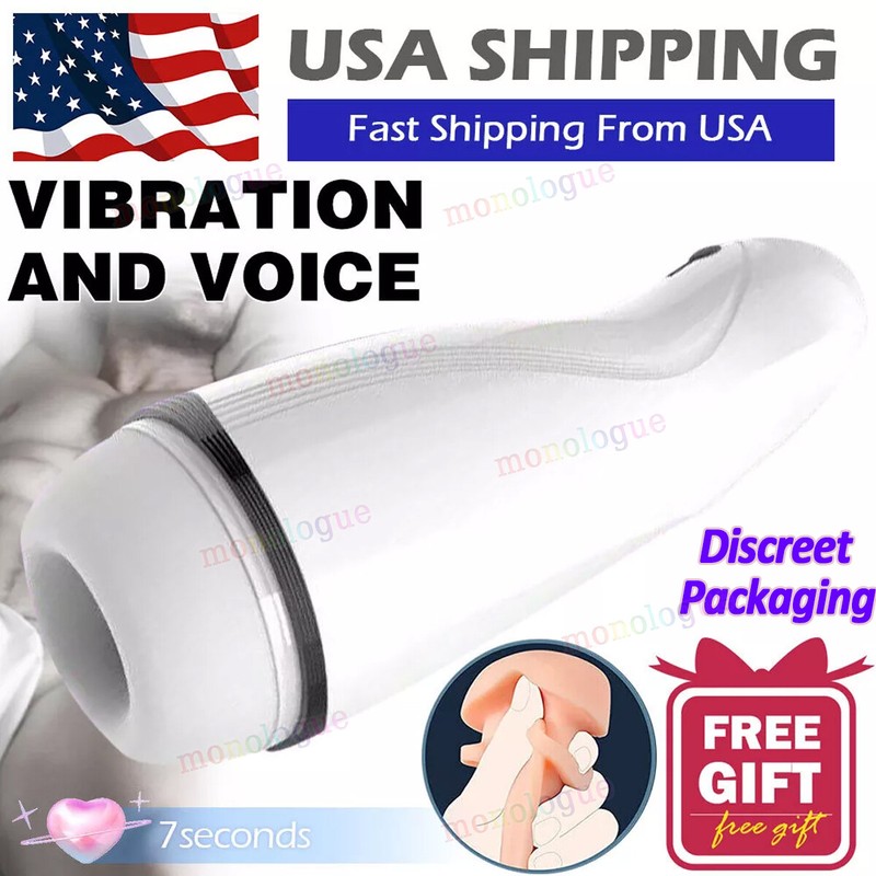 Automatic Male Masturbator Cup Handsfree Stroker Pocket Pussy Sex Toys for-Men