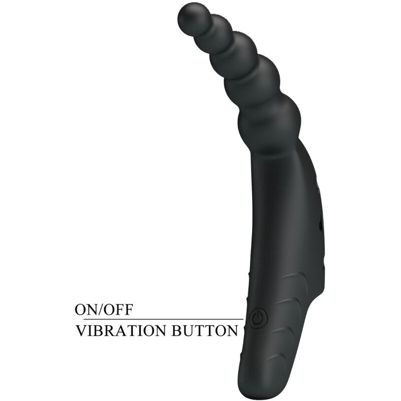 Pretty Love Jordin - Silicone Finger Vibrator 10 Vibrations Black gallery