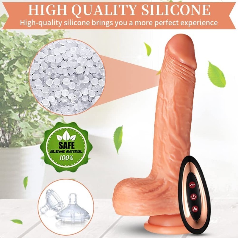 Thrusting Heating Rotating Suction Cup Dildo G-Spot Vibrator Sex Toys for Women gallery