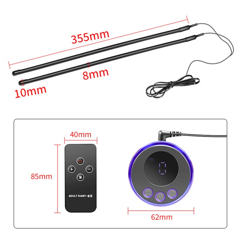 Male Electric E-Stim Anal Prostate Shock Massager Plug G-spot Sex Toy for Men gallery
