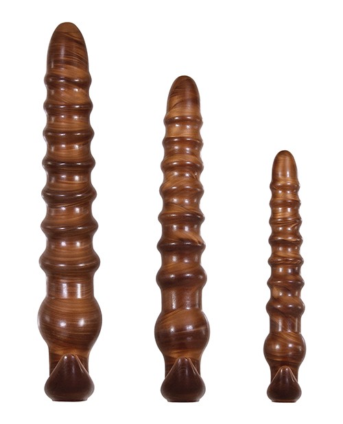 Evolved Twisted Love 3 pc Plug Set - Gold gallery