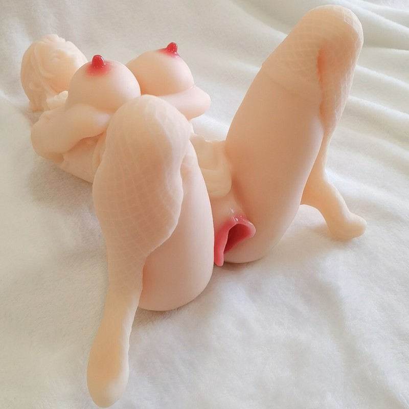 Realistic Skin Fleshlike Penis Masturbator Cup Vagin Pocket Pussy Men Sex Toy US