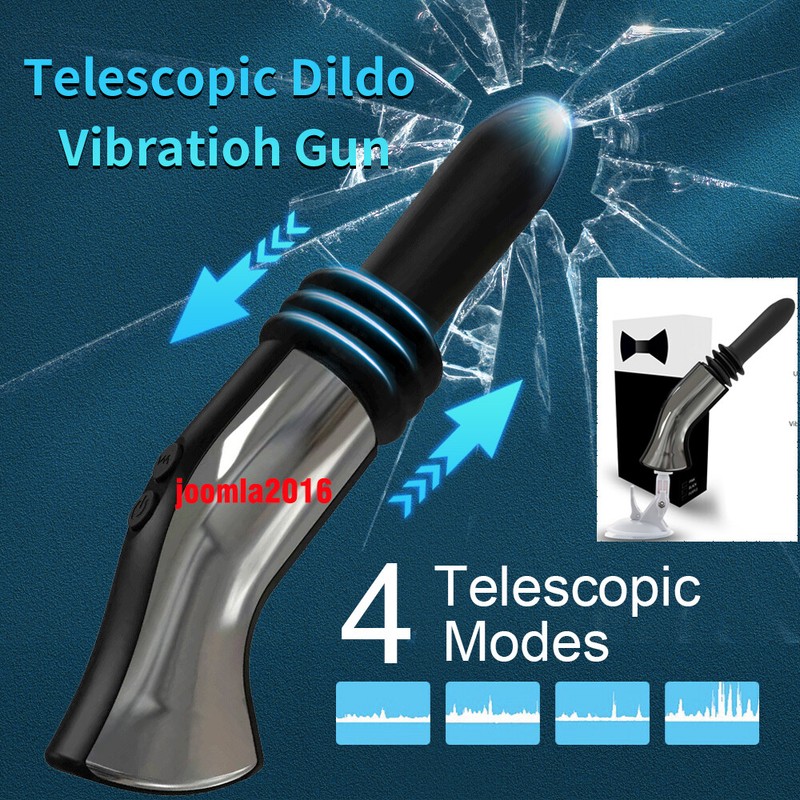 Telescopic Thrusting Anal Plug Vibrator Prostate Massager Dildo Sex Toys For Men gallery