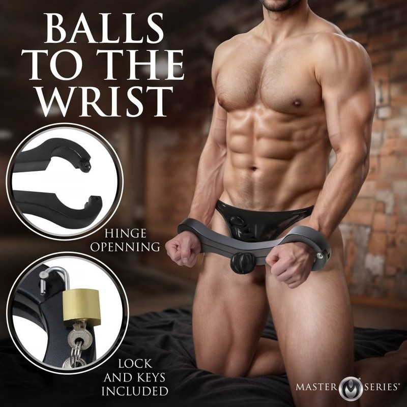 Punished Balls to Wrist Humbler Adult Sex Toy For Men gallery