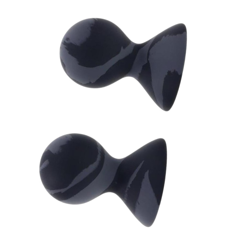 Sportsheets Velvet Noir Silicone Nipple Suckers Black