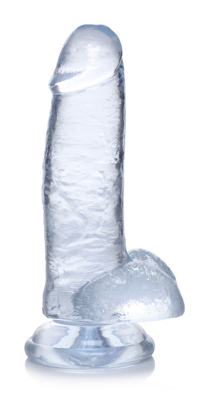 Curve Toys Jock C-Thru TPE Realistic Suction Cup Dildo Cock - 9 Inch Made in USA gallery