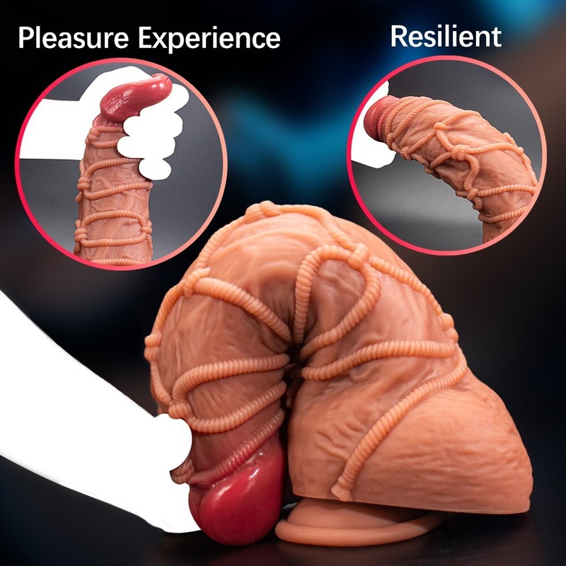 XXXL Giant Thick Realistic Huge Suction Cup Dildo Anal Sex Plug Toy For Women US gallery