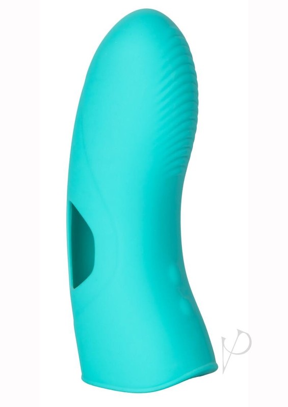 Mini Marvels Marvelous Tickler Rechargeable Silicone Finger Vibrator - Blue gallery