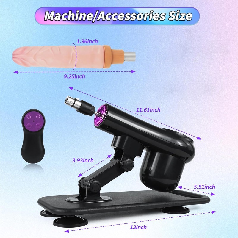 21Modes Wireless Remote Thrusting Sex Machine 2 Dildo Sex-Toys For Couple New gallery
