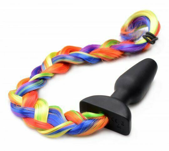 Remote Control Vibrating Rainbow Pony Tail Anal Plug gallery