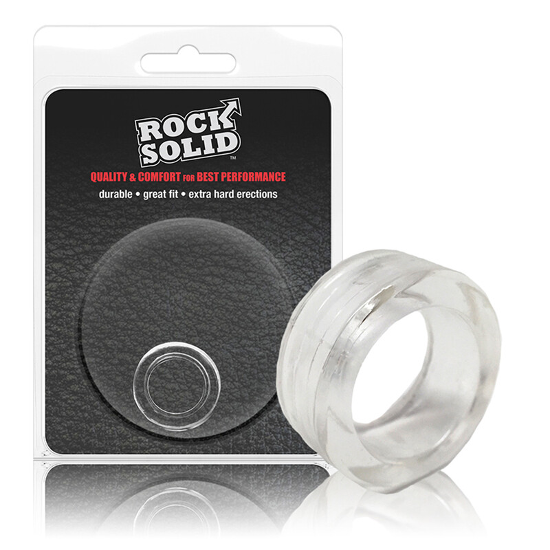 Rock Solid cock ring Stretchy Male Penis Erection Enhancer Sex Toy