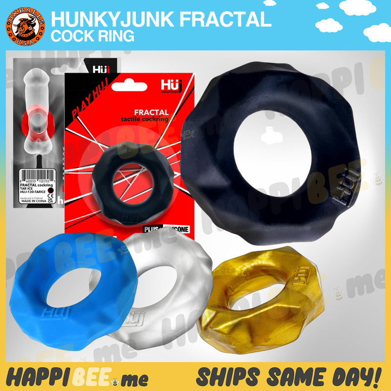 OXBALLS FRACTAL Cock Ring🍯HunkyJunk HUJ SLING Penis Donut Grip Ball Stretcher