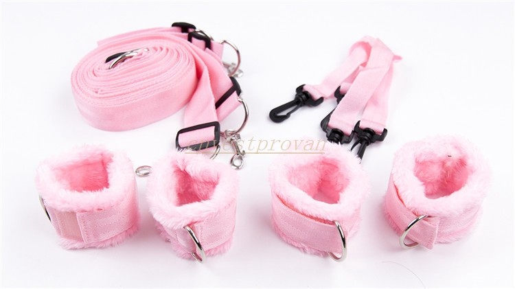 Bed Restraint Harness Set Bondage Strap Handcuffs Ankle Kit BDSM Sex Toy BDSM gallery