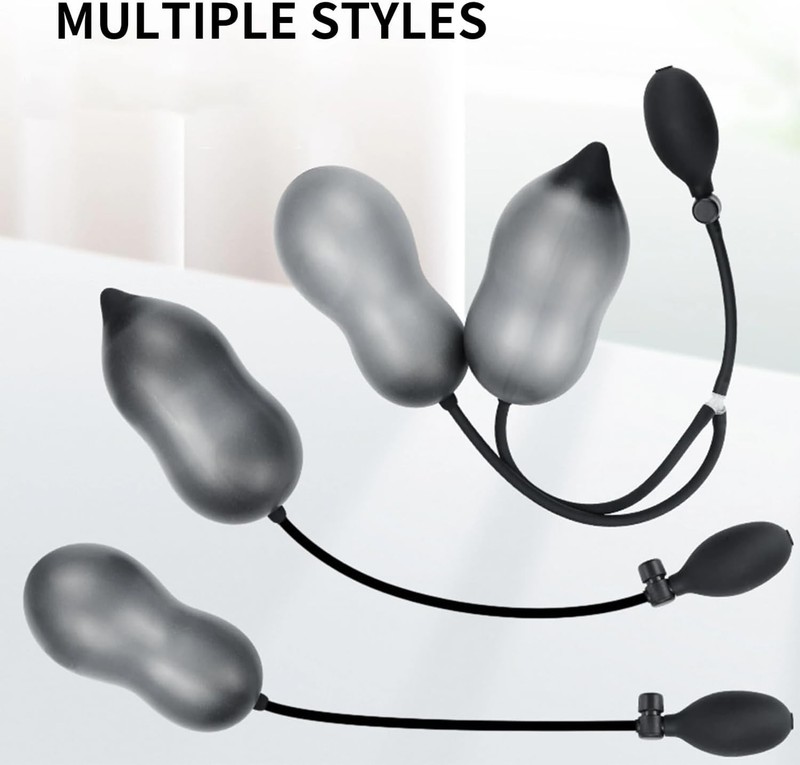Inflatable Butt Plug Anal Dildo Adult Toys for Couples, Double Head Anal Plug An gallery