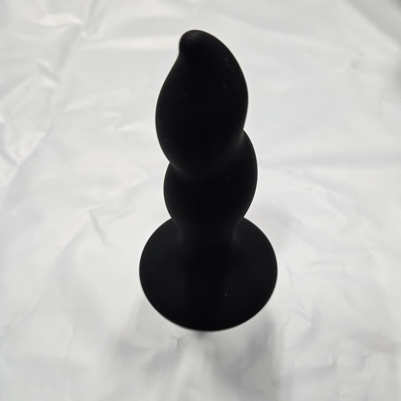 Hisionlee Sex Toys Anal Prostate Silicone Anal Butt Plug Adult Women Men (Black) gallery