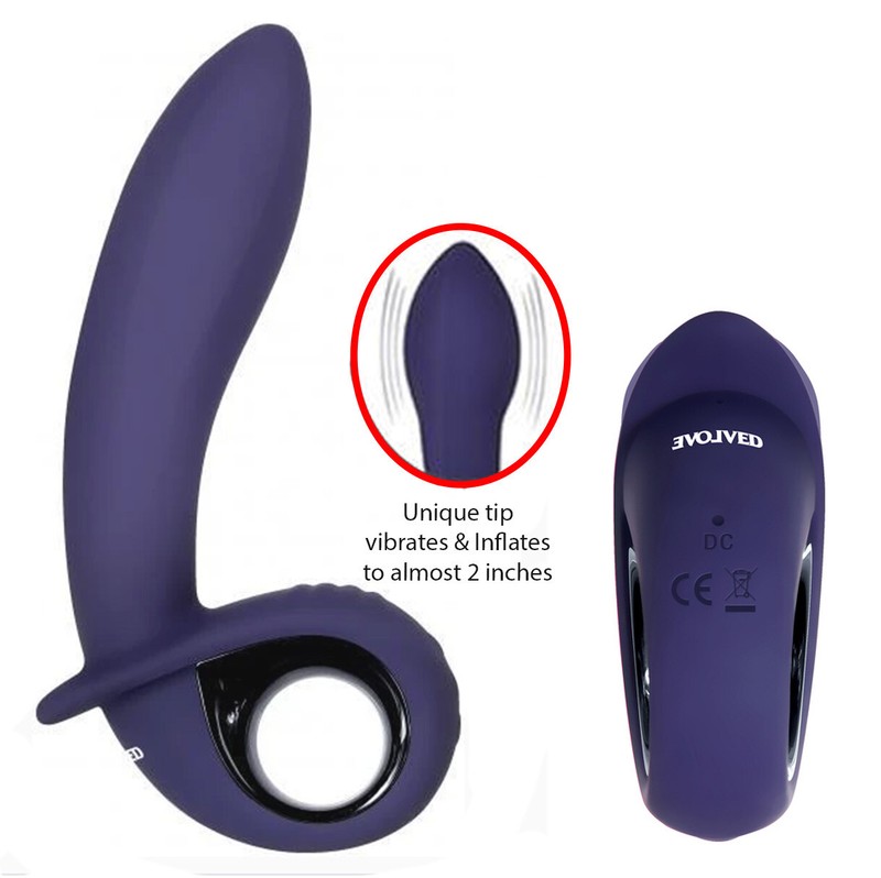 Womens G-Spot Vibrator Inflatable Thick Vibe Personal Sex Toys For Women