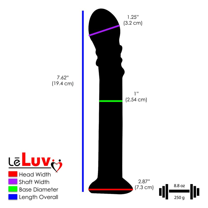 LeLuv Bundle - 5 Pyrex Glass PINK Dildos Wands Butt Plugs Sexy Gift Massagers T gallery