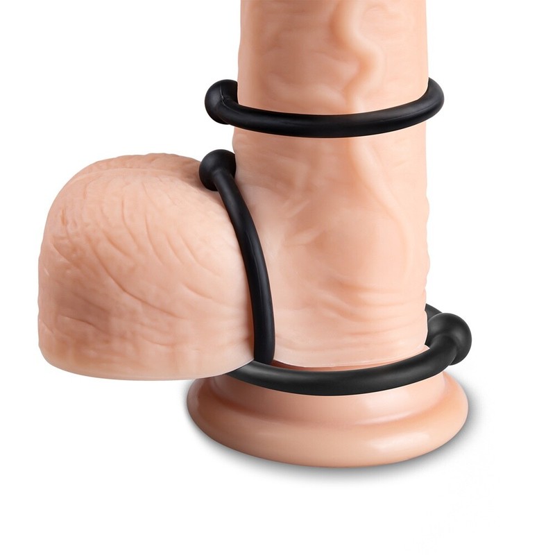 Silicone Bead Cock Ring (4 Count) Stay Hard Penis Enhancer Sex Toy for Men gallery