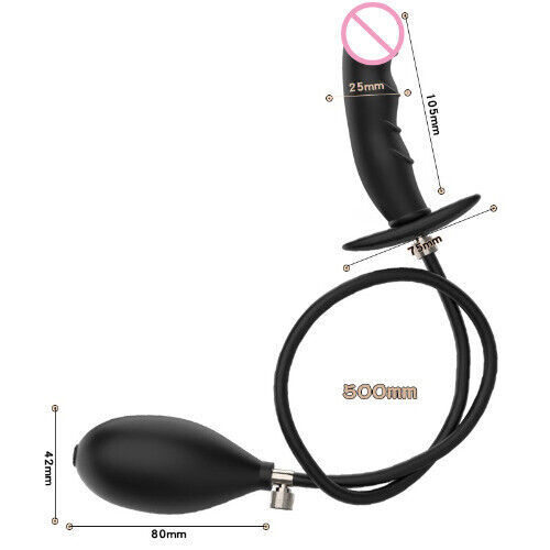 Anal Plug Dildo Pump Inflatable Butt Beads Dilator Prostate Massage Gay Large gallery