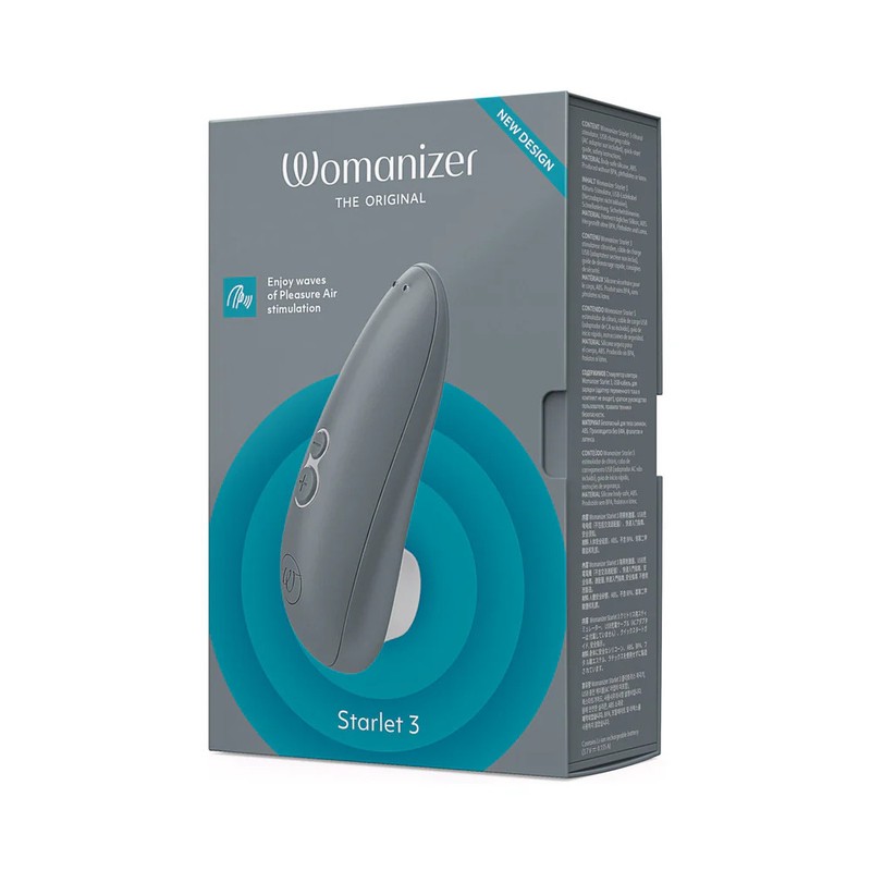 Womanizer Starlet 3 Rechargeable Silicone Compact Pleasure Air Clitoral Stimu...