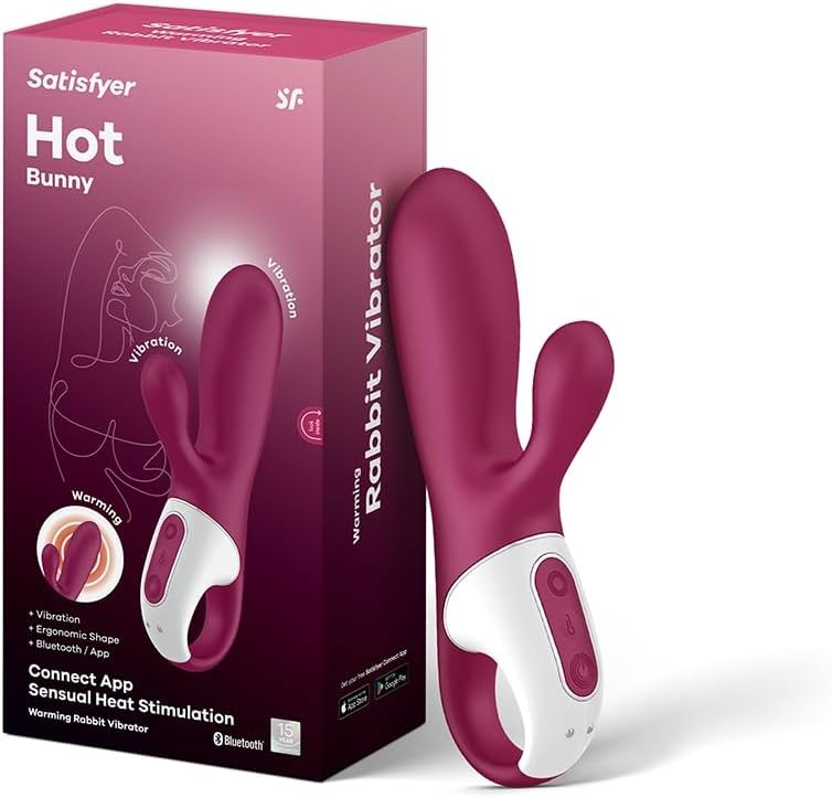 Satisfyer Hot Bunny Warming Rabbit Vibrator – Magenta