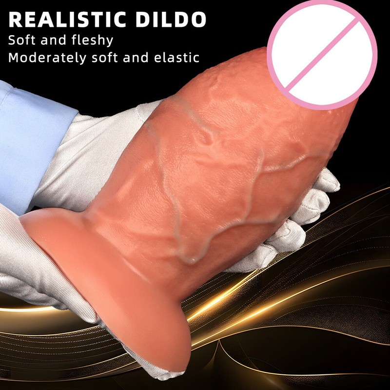 23*10CM Huge Anal Plug Liquid Silicone Dildo Big Penis Dong Sex Toys for Women gallery