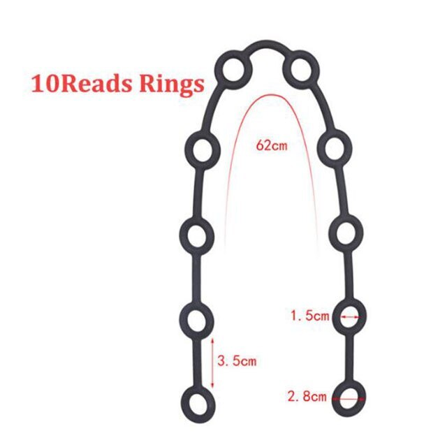 Anal Beads Balls Vaginal Anus Expansion Silicone Anal Plug Adult Erotic Sex Toys