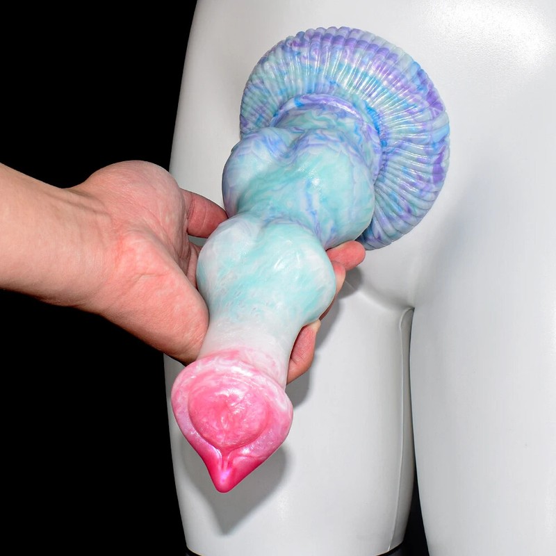Large Fantasy Dildos Silicone Knot Penis Suction Cup Penis G-spot Vaginal