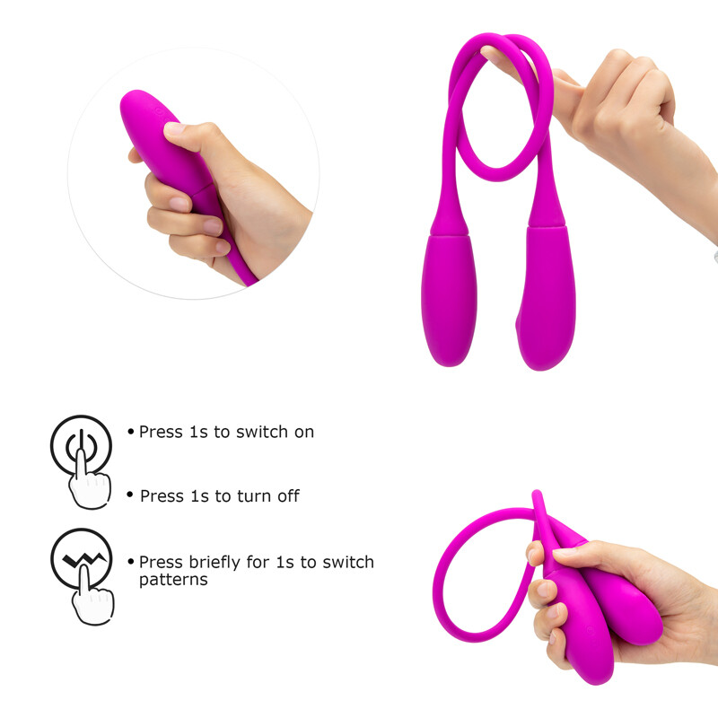 Vibrating Flexible Bendable Double Ended Penetration Dildo Dong DP Sex Vibrator gallery