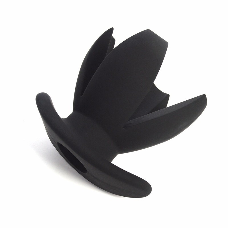 Silicone Hollow Anchor Expanding Butt Plug Dilator Anal Stretching Sex Toy Women gallery