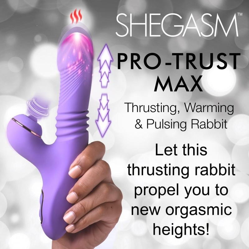 Shegasm Pro-Thrust Max 14X Thrusting and Pulsing Silicone Rabbit gallery