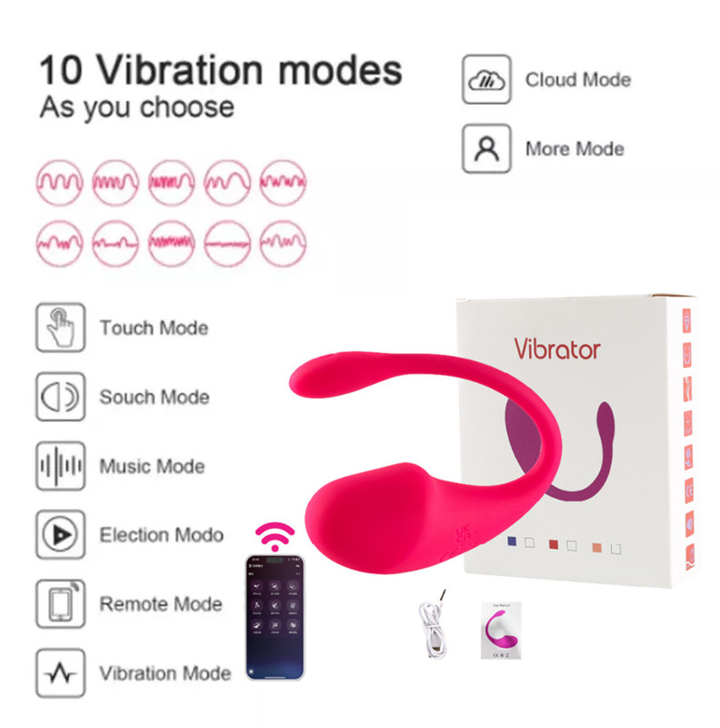 10 Modes Adult Toys Remote Control Bullet Egg Vibrator Clitoris Dildo Massager