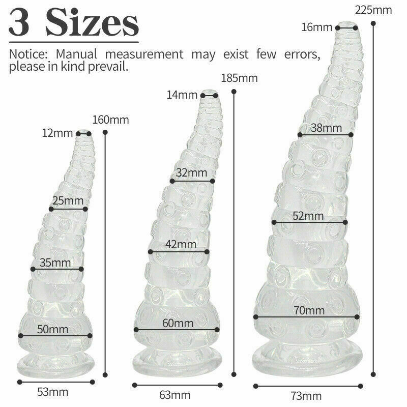 HUGE Tentacle Realistic Dildo Hands-Free Suction Cup Anal Dong Sex Toy for-Women