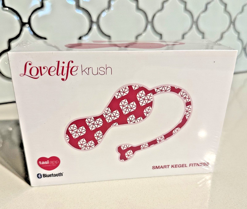 Lovelife Krush by OhMiBod Smart Kegel Fitness Vibrations NIB Pink Silicone App